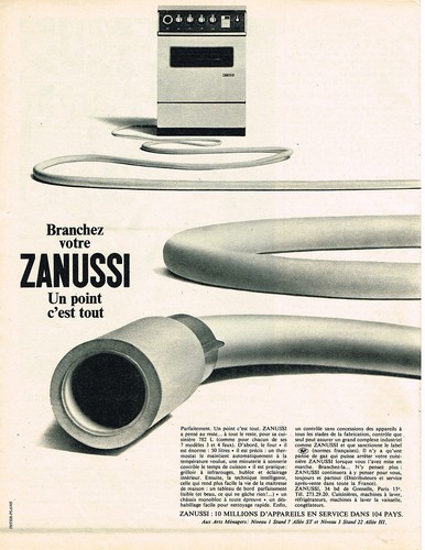 Advertisement 1968 zanussi - advertisement,