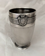 Timbale ancienne en argent (Minerve), VIème concours national de tir 1899