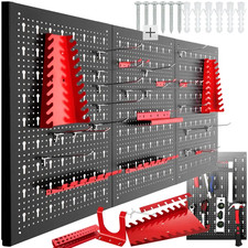 Lot 3 Panneaux Perforés Acier