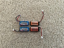4x 2s 7.4v LiPo Batteries - GL 360mAh 45c & PN 360mAh 60c - Great Condition!