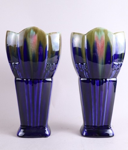 Orchies paire vases bleu - paire,