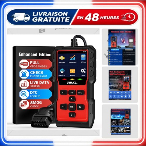 Valise diagnostic obd2 uwakl - valise,