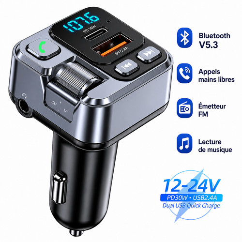 Transmetteur bluetooth 3 - transmetteur, 5.3