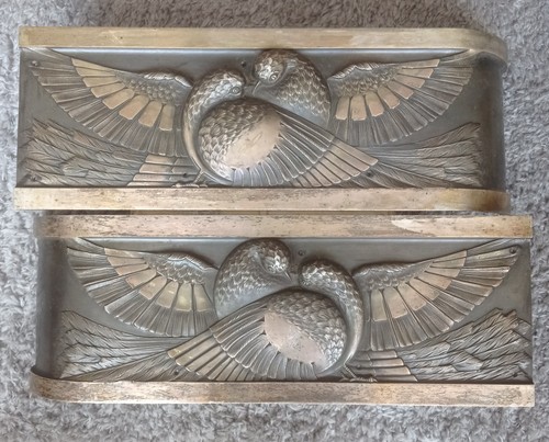 Paire plaques frise art - paire,