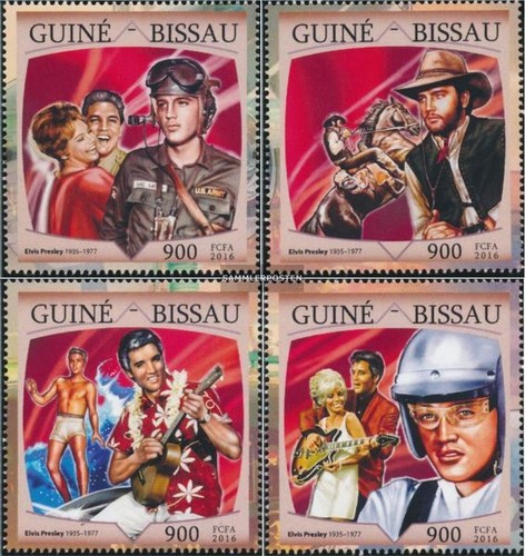 Timbres guinée bissau 2016 - timbres,
