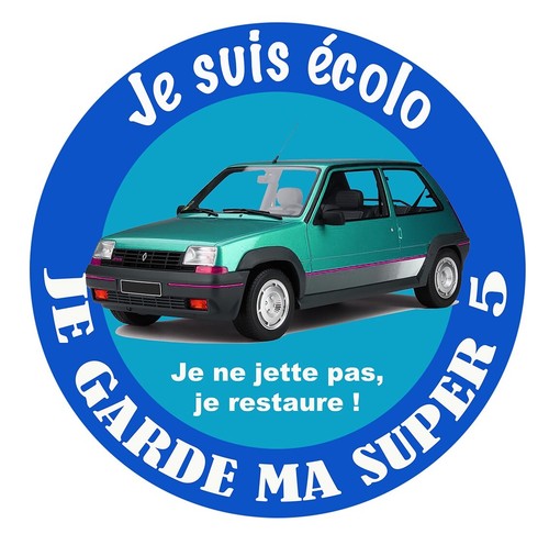 Sticker suis ecolo garde - sticker,