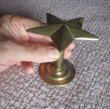 ETOILE en Laiton à Barre de Rideau idéal création Décoration ou Art Populaire