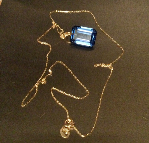 Jaune carats collier - or, 18