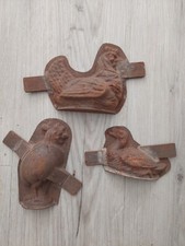 3 ANTIQUE CHOCOLATE MOLDS 