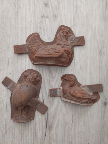 Moules anciens chocolat - chocolat,