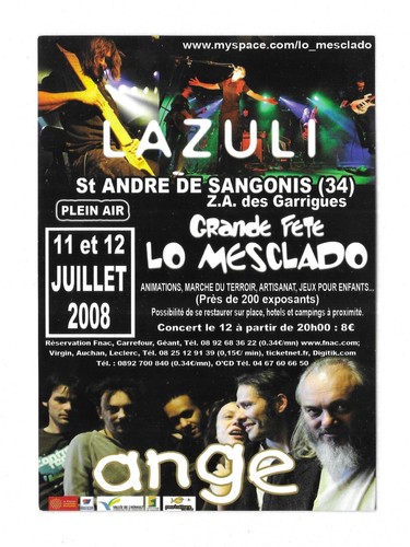 Flyer angel live concert - flyer,