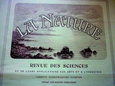 "La NATURE" janvier 1909