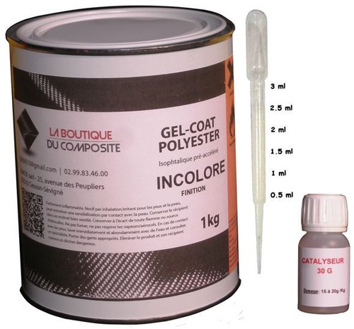 1kg gel coat polyester iso - de,
