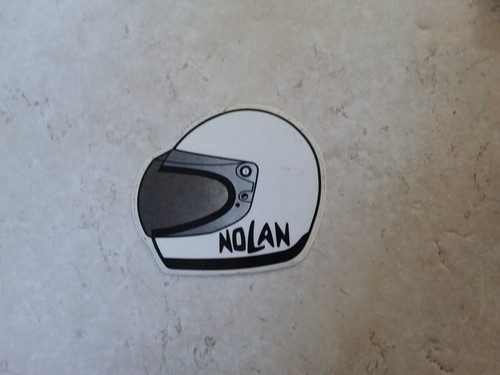Ancien rare autocollant casque