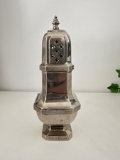 Antique English SILVER METAL Dust Sieve