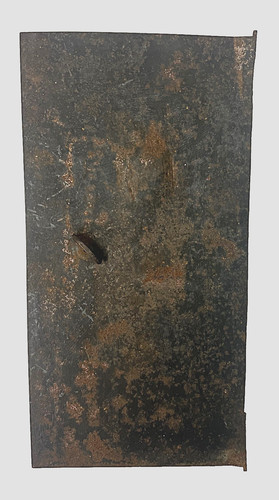 Une porte plate - plate, pour