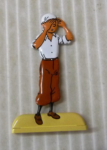 Figurine plate tintin desert - plate,