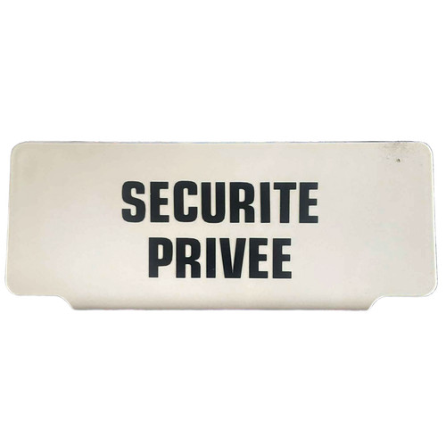 Plaque pare soleil sécurité - plaque, "sÉcuritÉ