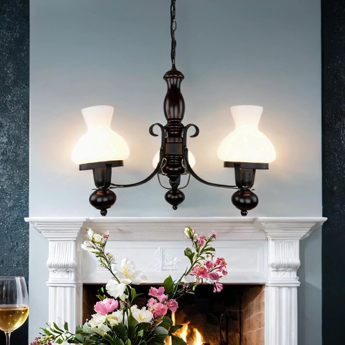Lustre suspension rustique - lustre,