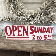 Handmade Sunday Open Sign #2