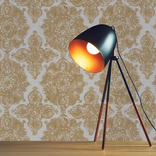 Papier peint baroque alessia - papier,