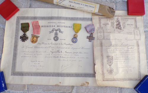 Lot diplômes médaille - lot,