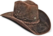 Chapeau de cowboy vintage en
