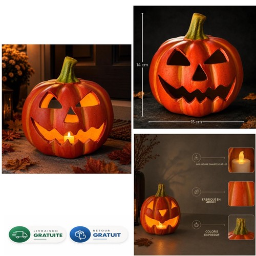 Lanterne citrouille halloween - lanterne,