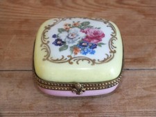 Painted Porcelain Fly Pill Box