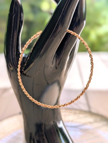Bracelet jonc fin mailles