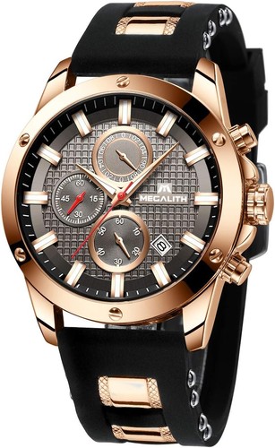 Montre chronographe noir sport - chronographe,