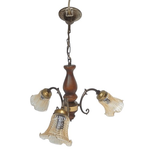 Lustre branches bois - lustre,