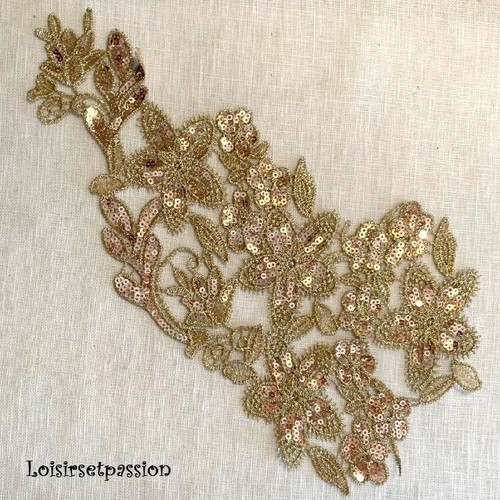 Applique fleur arabesque - applique,
