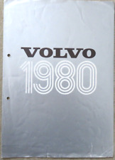 1980 Volvo 66 343 345 244 264 245 265 Programme Brochure Brochure, 4 Pages