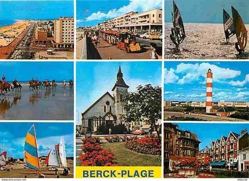 Carte postale berck - -, sur