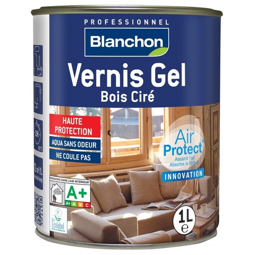 Vernis gel bois ciré blanchon - gel,