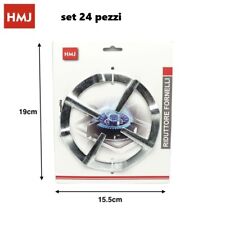 X Set 24 Pièces Réducteur Pour Cuisinière Petit Fourneau Gaz Couvercle Acier Hmj