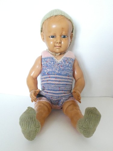 Ancien poupon petit colin - ancien,