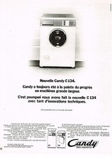 ADVERTISEMENT ADVERTISING 094 1972 CANDY washing machine washing machine C134