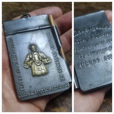 Rare petit carnet en étain