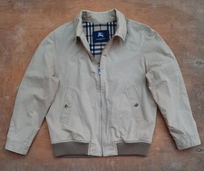 Burberry london vintage Hamilton Harrington jacket  beige check lining wool SZ L