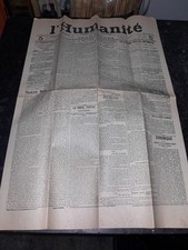 Ancien journal L'HUMANITÉ