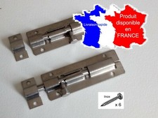 1 pièce :  Verrou inox voir