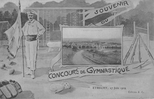 Cpa etrechy concours de - /,