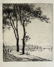 André Dauchez gravure eau