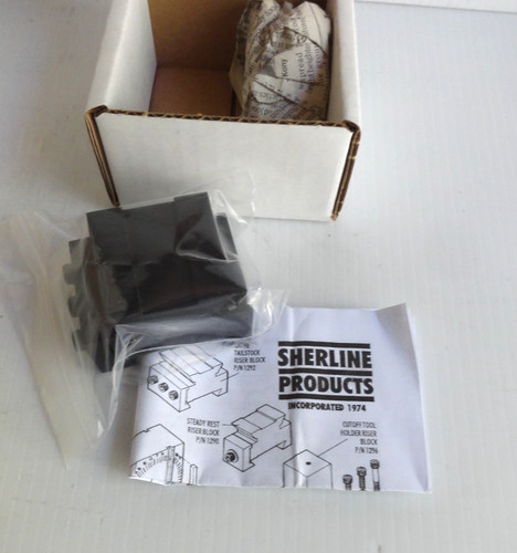 Sherline 1292 tailstock - 1292, riser