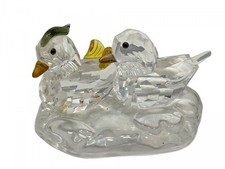 Figurine Swarovski 858736 Canards Mandarins 8,5 cm. Excellent état