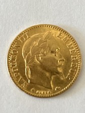 pièce or 10 francs napoléon
