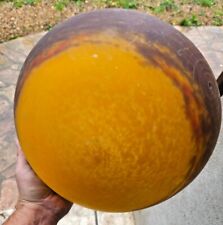 Art Deco Cup Glass Paste Chandelier Croismare Degué Muller Schneider