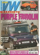 SUPER VW MAGAZINE N°210 BAJA HOPPING BUG / PURPLE FRIDOLIN / CAP D'AGDE /VW CLAS
